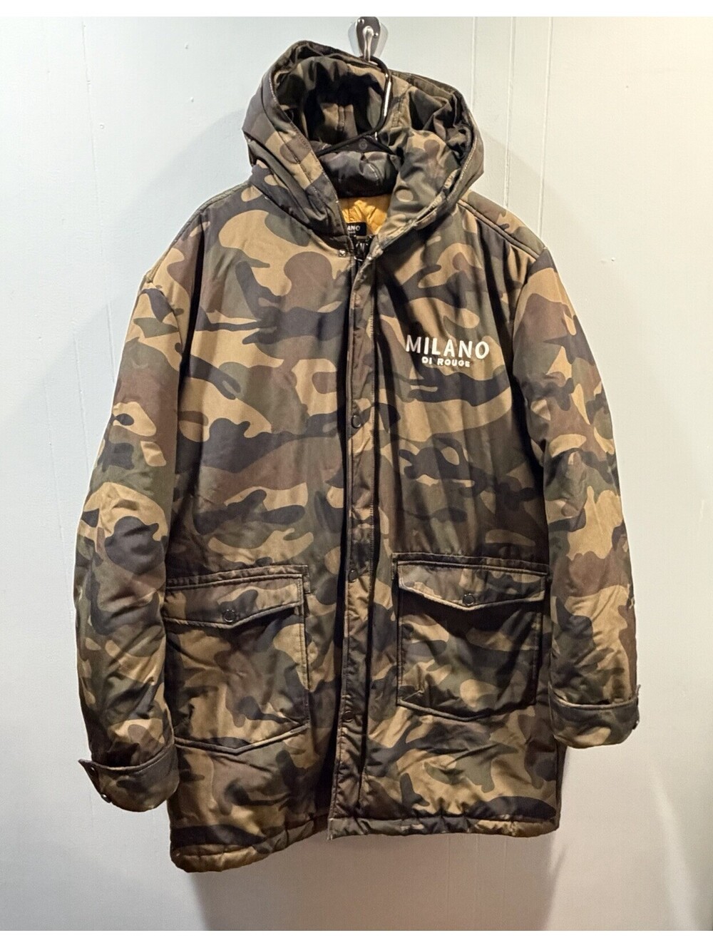 Mens Milano Di Rouge Camo Camouflage Jacket Size 3XL 100%Polyester